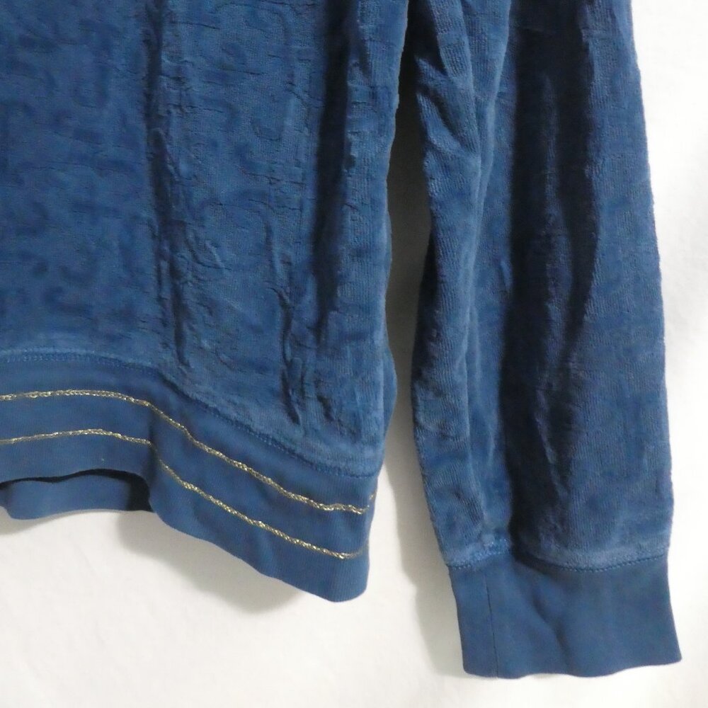 JUICY COUTURE | xl, extra large | Zip-Up Velour JC All Over Design Hooded Jacket - Picture 16 of 16